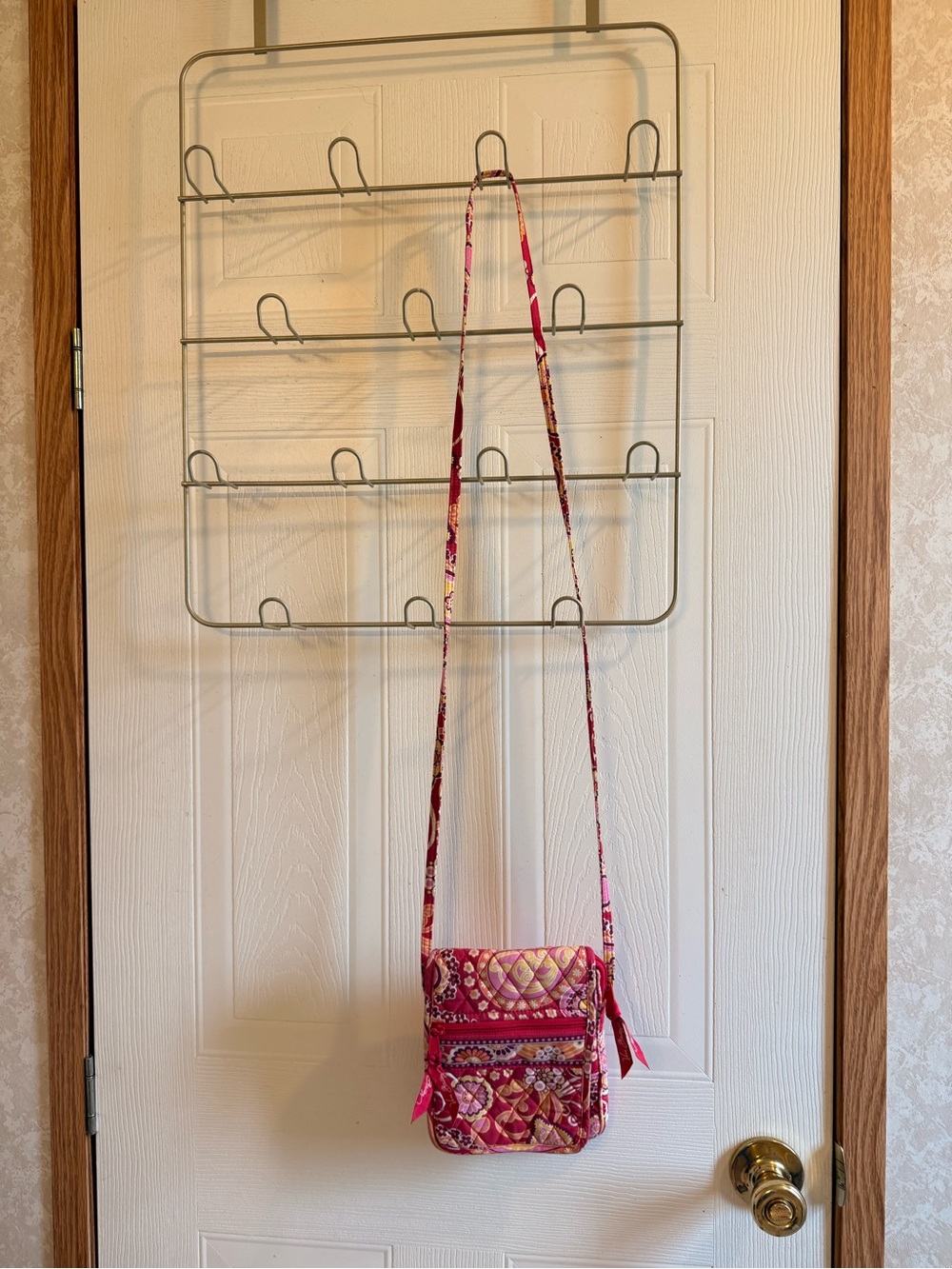 Vera Bradley Mini Hipster Crossbody – Raspberry Fizz (Retired Spring 2008) - Picture 2 of 7